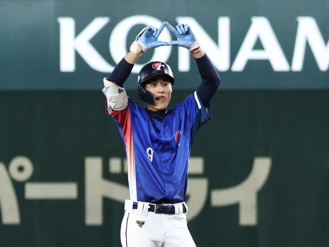 棒球 12 強／中華隊（台灣）「三角形手勢」解密！張政禹發起，背後意義來自「德州撲克」！