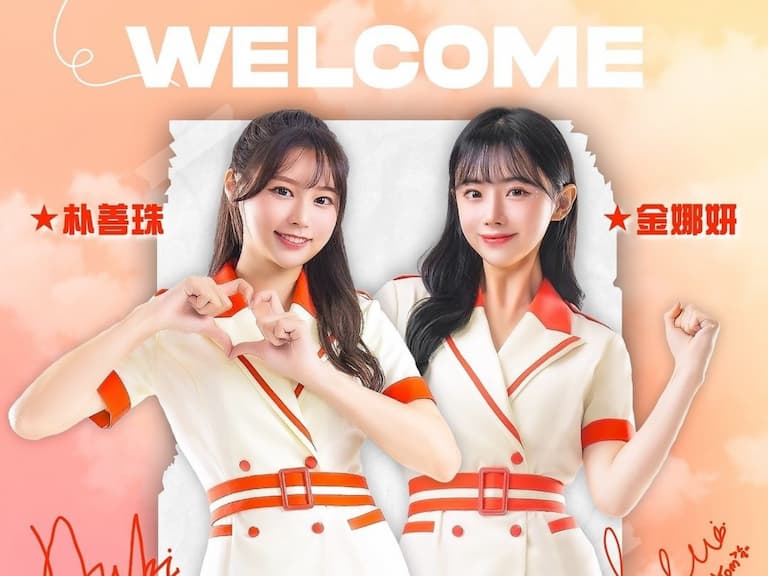 金娜妍、朴善珠 12 月份降臨領航猿主場！兩大韓援化身「聖誕限定」應猿空姐！【野生抓正妹】