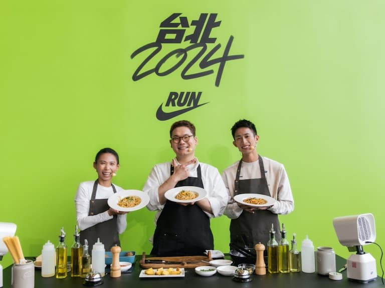 黑白大廚「隱藏天才」金太星來台啦!攜手 Nike 運動員周庭印、曹純玉打造美味贏家菜單!