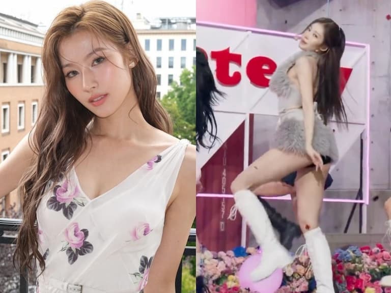 TWICE Sana 打歌舞台大走光！裙子太短露出屁股蛋，粉絲氣炸：「造型師在幹嘛？」