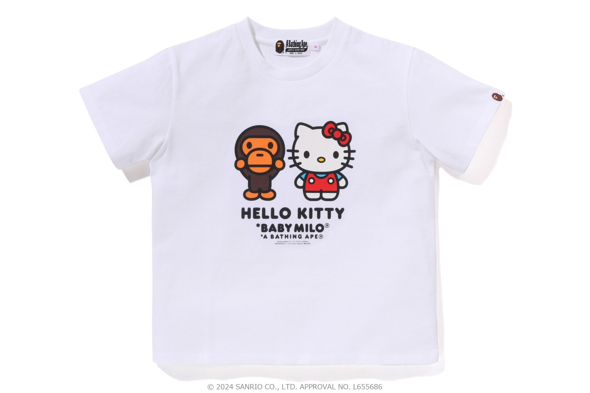 A BATHING APE Baby Milo × Sanrio