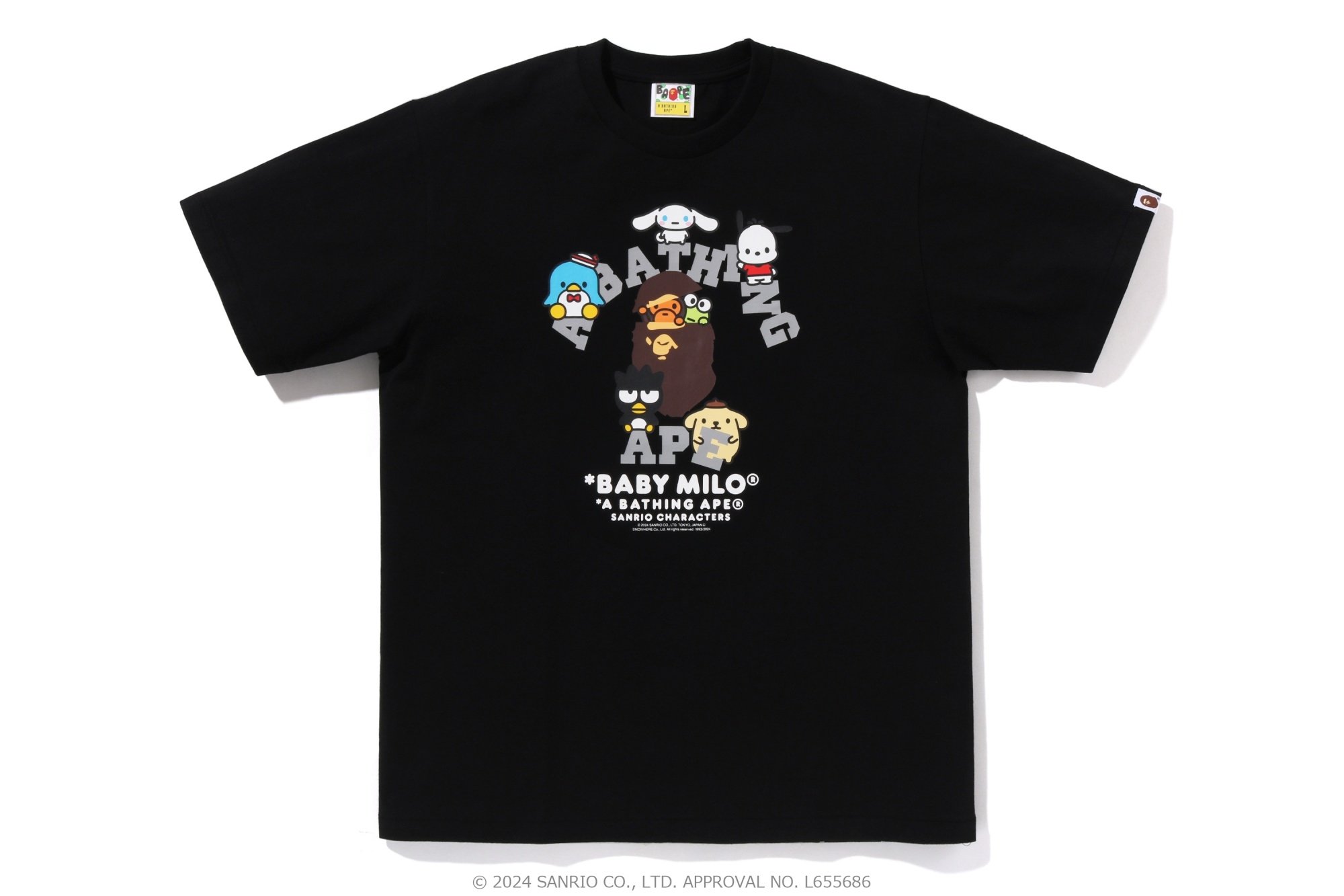 A BATHING APE Baby Milo × Sanrio