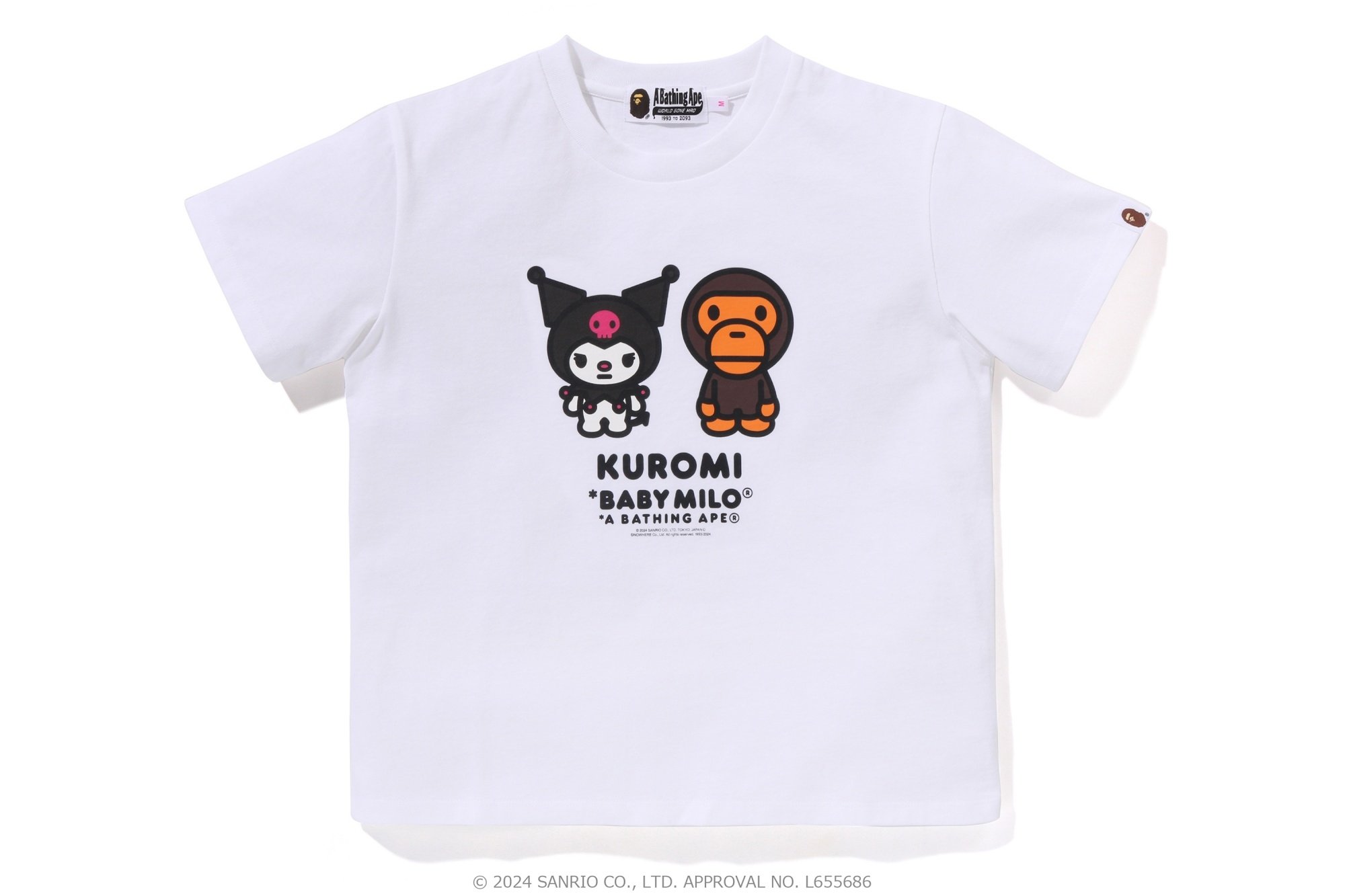 A BATHING APE Baby Milo × Sanrio