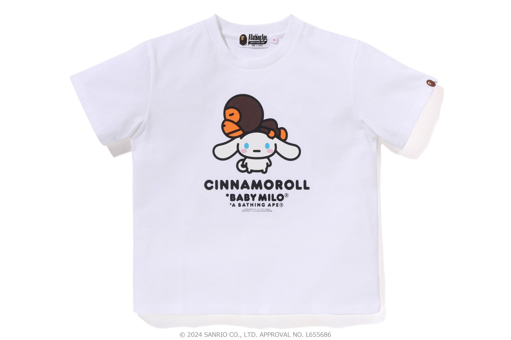 A BATHING APE Baby Milo × Sanrio