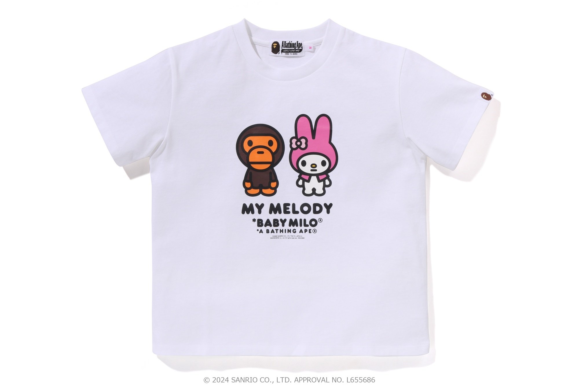 A BATHING APE Baby Milo × Sanrio