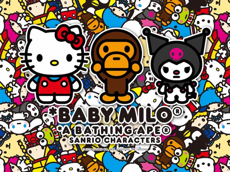 A BATHING APE Baby Milo × 三麗鷗 Sanrio 聯名發表,台灣販售資訊公開!