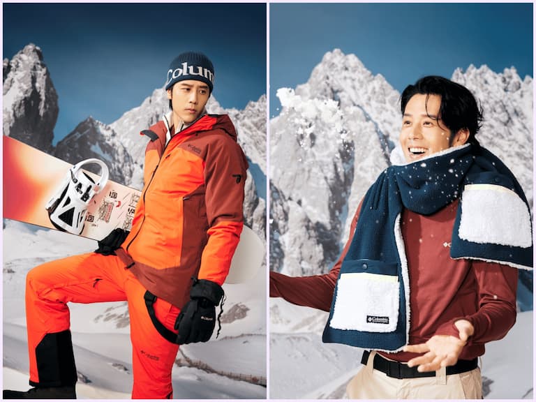 Columbia品牌大使胡宇威雪季極寒無所畏,引領滑雪時尚,演繹太空級保暖科技穿搭