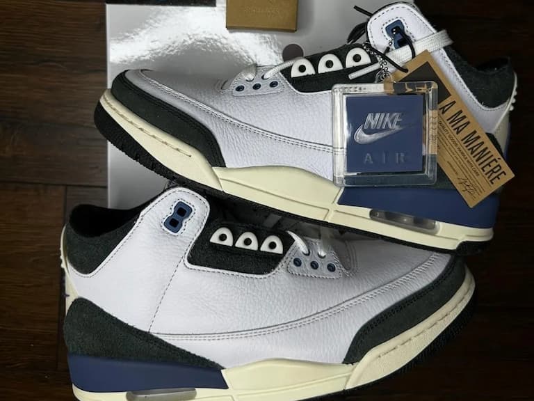 A Ma Maniére x Air Jordan 3「Diffused Blue 擴散藍」全新配色質感登場，發售資訊一次看！