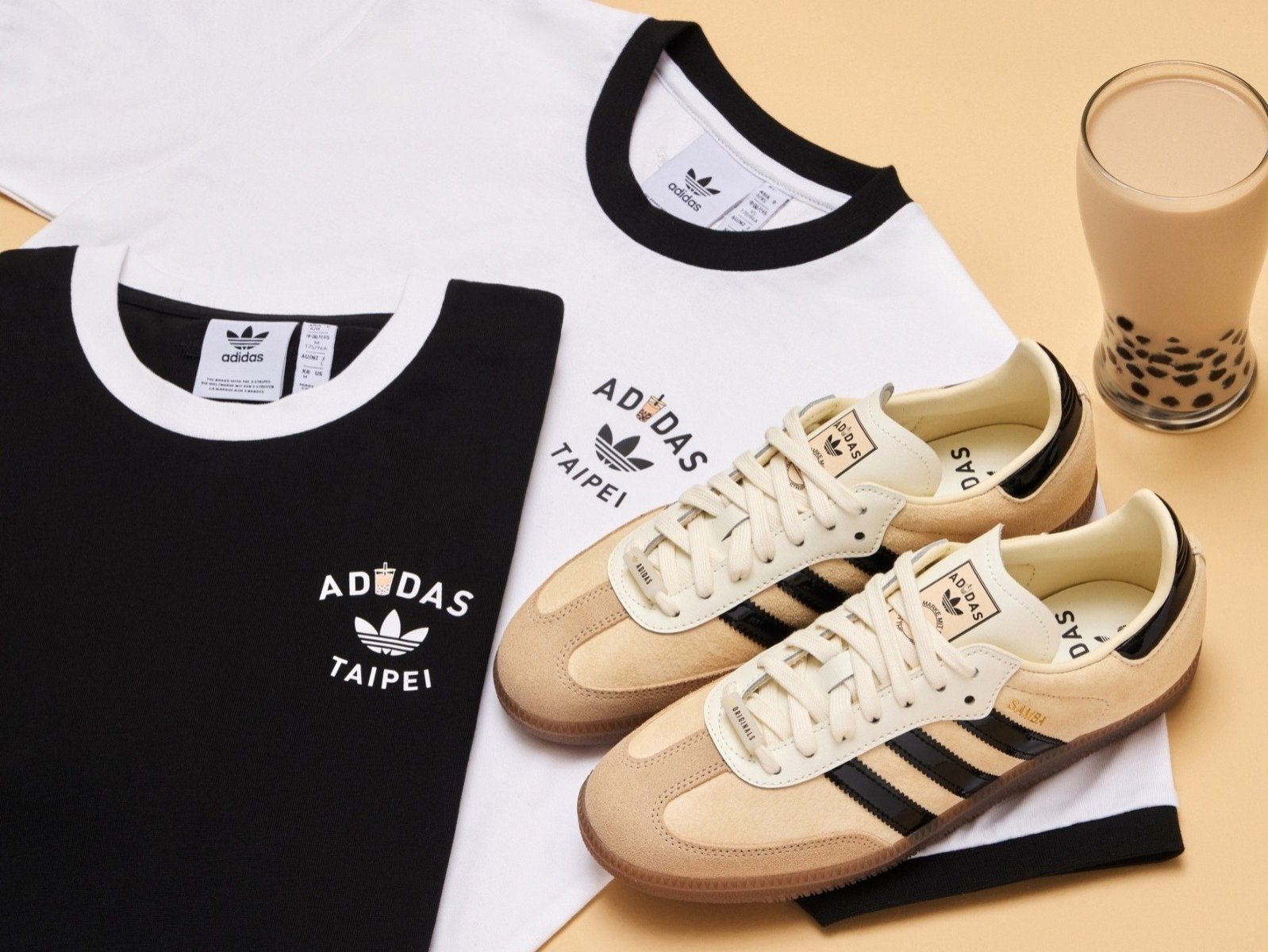 adidas Originals 台北限定「Samba 珍奶鞋」可愛登場！攜手萬波「BUBBLE TEA TAIPEI」聯名資訊搶先看！