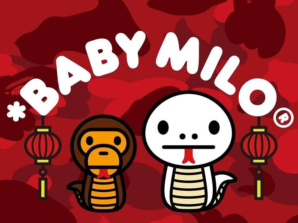 BAPE® 2025 全新蛇年限定系列發售資訊一覽，BABY MILO® 俏皮蛇圖案太可愛！