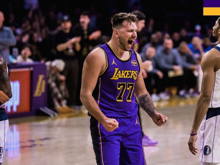 NBA/Luka Doncic 首次對決前東家狂轟大三元!湖人主場擊敗獨行俠!