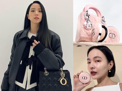 BLACKPINK Jisoo 迪奧黛妃包 Lady Dior 經典藤格紋推出氣墊粉餅！色號、價格、新品資訊一次看！