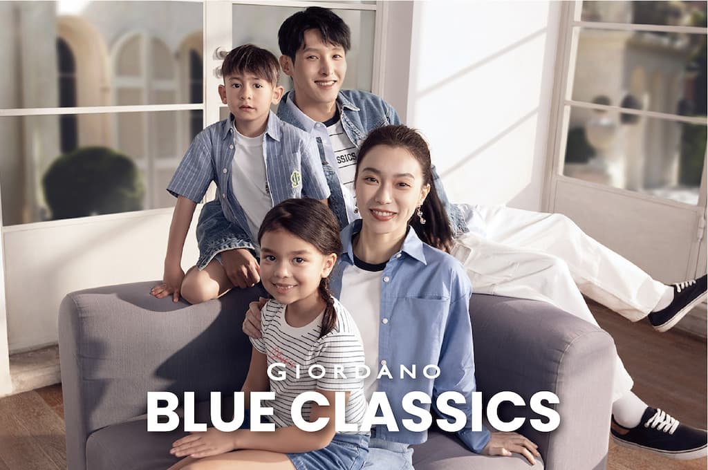 GIORDANO SS25 Blue Classics 蔚藍經典系列，清新春夏來襲，展現個性新時尚！
