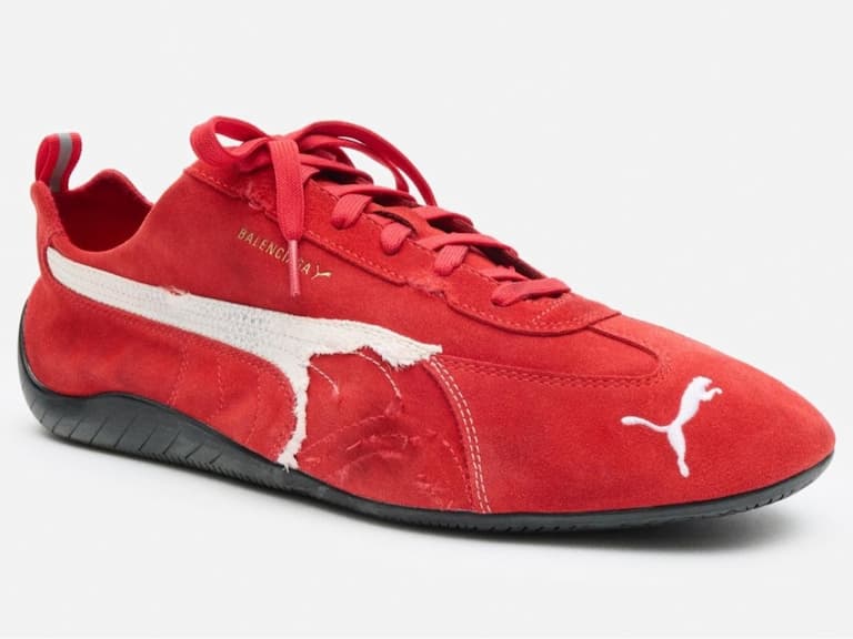 Balenciaga x PUMA 全新聯名正式發表！仿舊 Speedcat 賽車鞋、奢華浴袍大衣太吸睛！