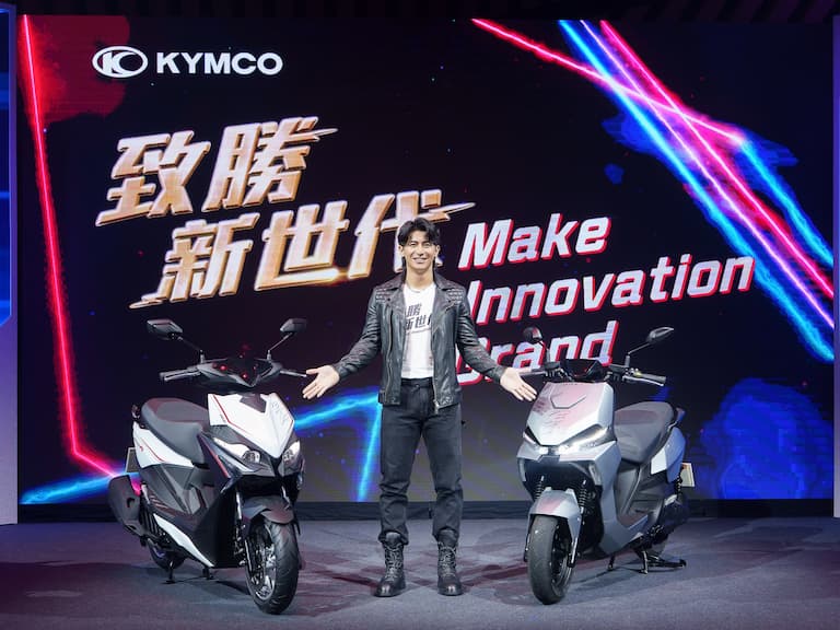 KYMCO 推出頂級白牌電車 MiG 9！台灣隊長陳傑憲最強相挺！