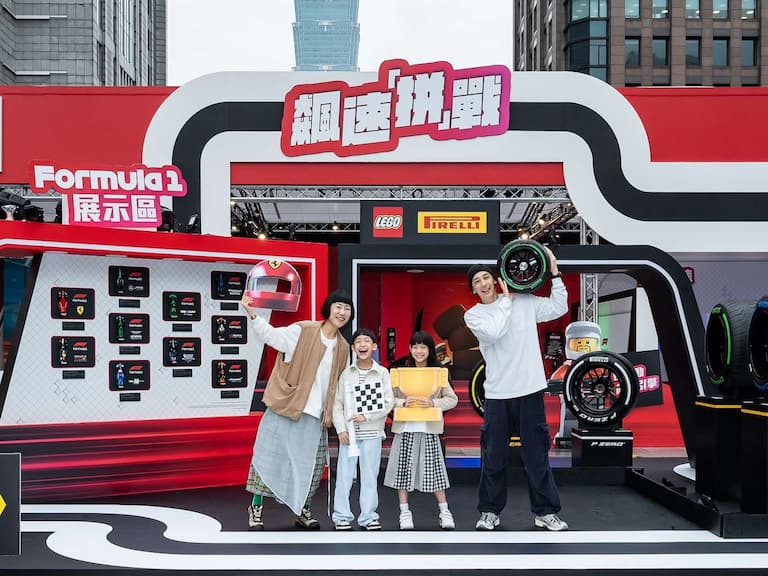 樂高 F1 台北信義快閃活動開催！1:1 賓士賽車模型亮相帥炸！