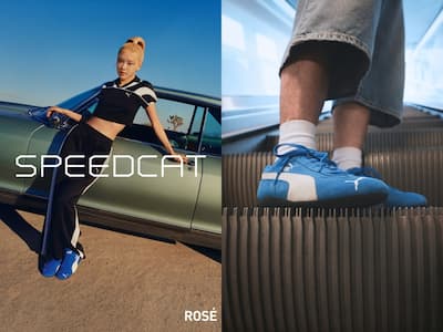 燒不完的 Rosé 賽車鞋熱潮～ Blokecore 穿搭靈魂單品PUMA SPEEDCAT ，各大KOL這樣穿！