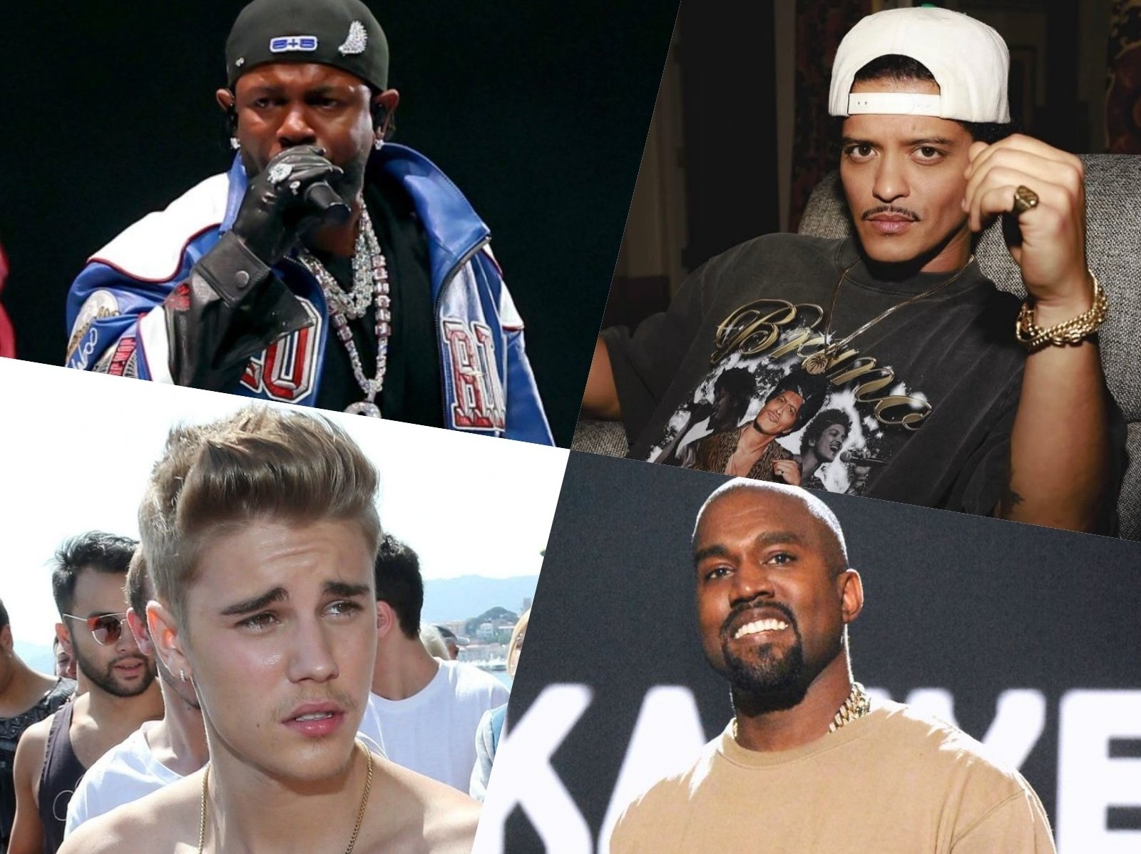 身高低於 175 公分 5 位歐美男歌手：小賈斯汀、Kendrick Lamar、火星人布魯諾！
