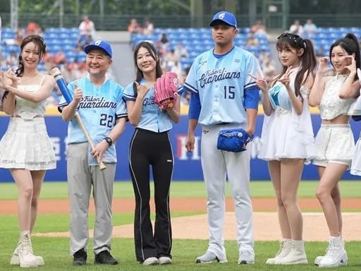 金針菇首登新莊開球！合體「富邦三本柱」李雅英、南珉貞、李珠珢！【野生抓正妹】