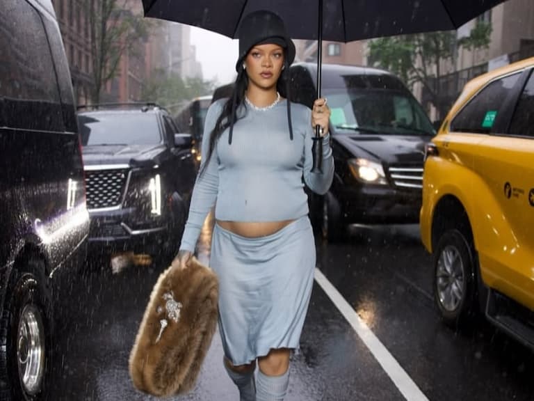 蕾哈娜 Rihanna 宣布懷第三胎!挺孕肚亮相 2025 Met Gala,A$AP Rocky 再當爸!