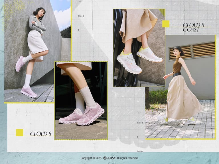 用一雙 On決定你的穿搭主題！Mee 的 On Cloud 6 私服風格一次解鎖！