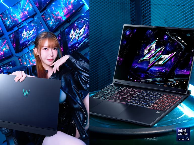 電玩女神阿樂公開戰力裝備：Acer Predator Helios Neo 16S AI！冷競特攻 S，極競潛行，Carry 全場就靠它！