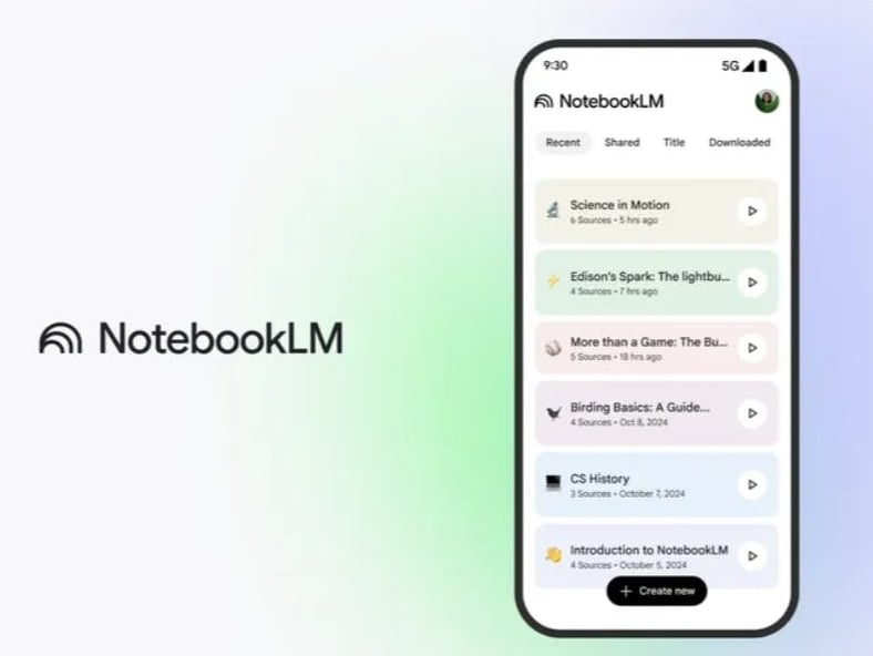 Google NotebookLM 登上 iOS、Android 平台！支援中文、AI Podcast⋯超強筆記功能一次看！