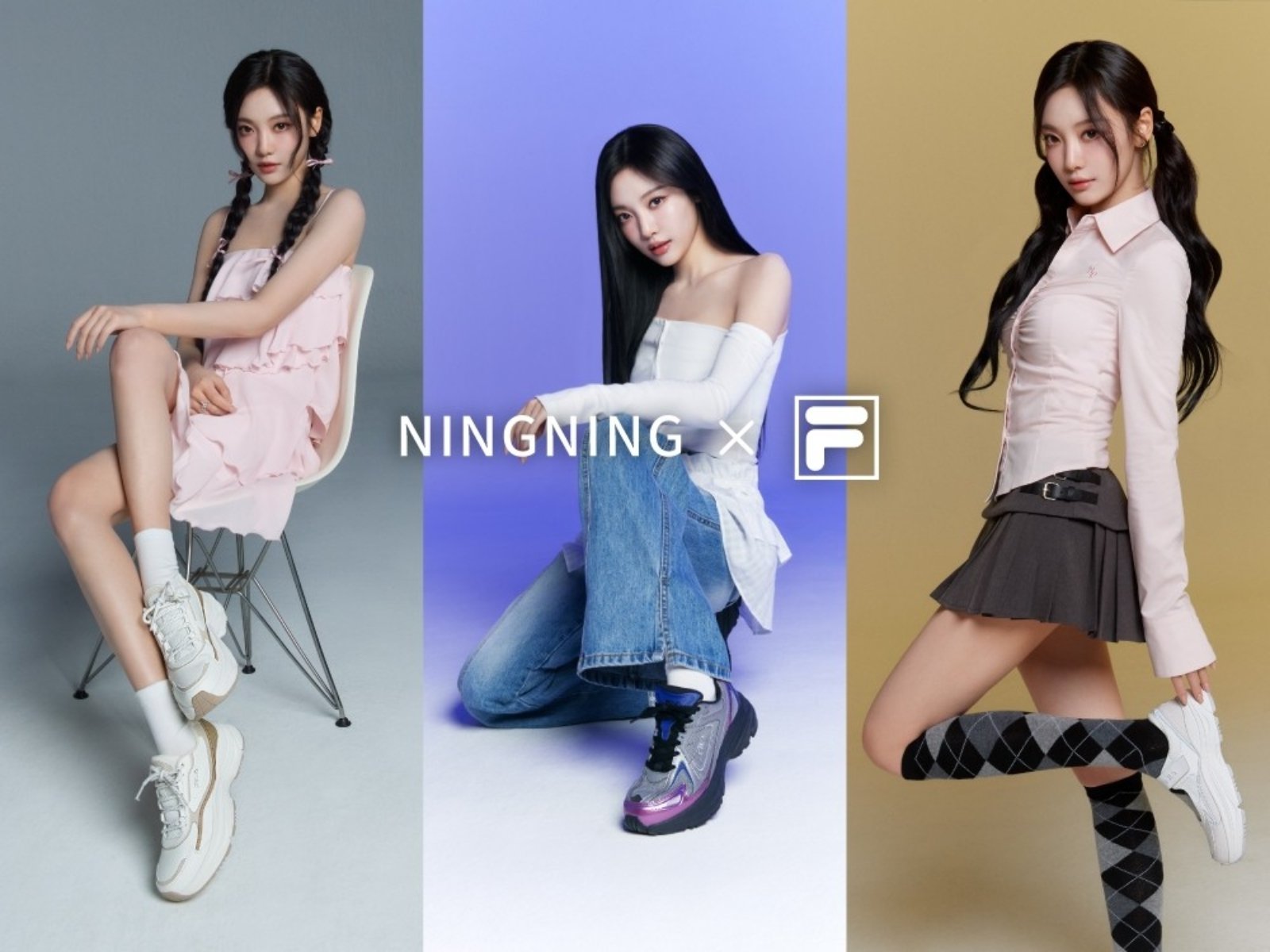aespa NINGNING 擔任 FILA 品牌大使