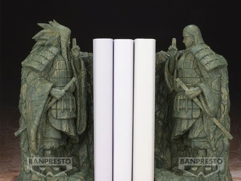 BANDAI《火影忍者》千手柱間 VS 宇智波斑「終末之谷」雕像實體化書擋登場！