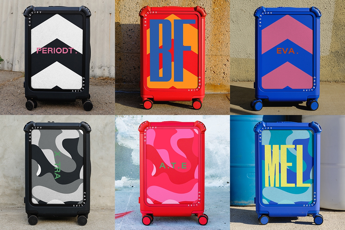 真的來台灣了!CASETiFY 進軍旅行界,推出全新 CASETiFY Travel 系列客製化行李箱
