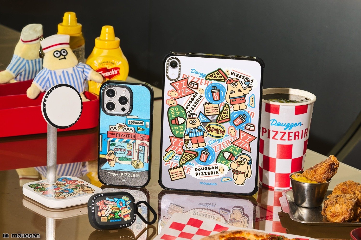 CASETiFY 攜手大饅大力的服飾品牌 mouggan 推出聯名系列,與原創角色「歐兜 Ohdou」打工仔展開不可能的追夢冒險