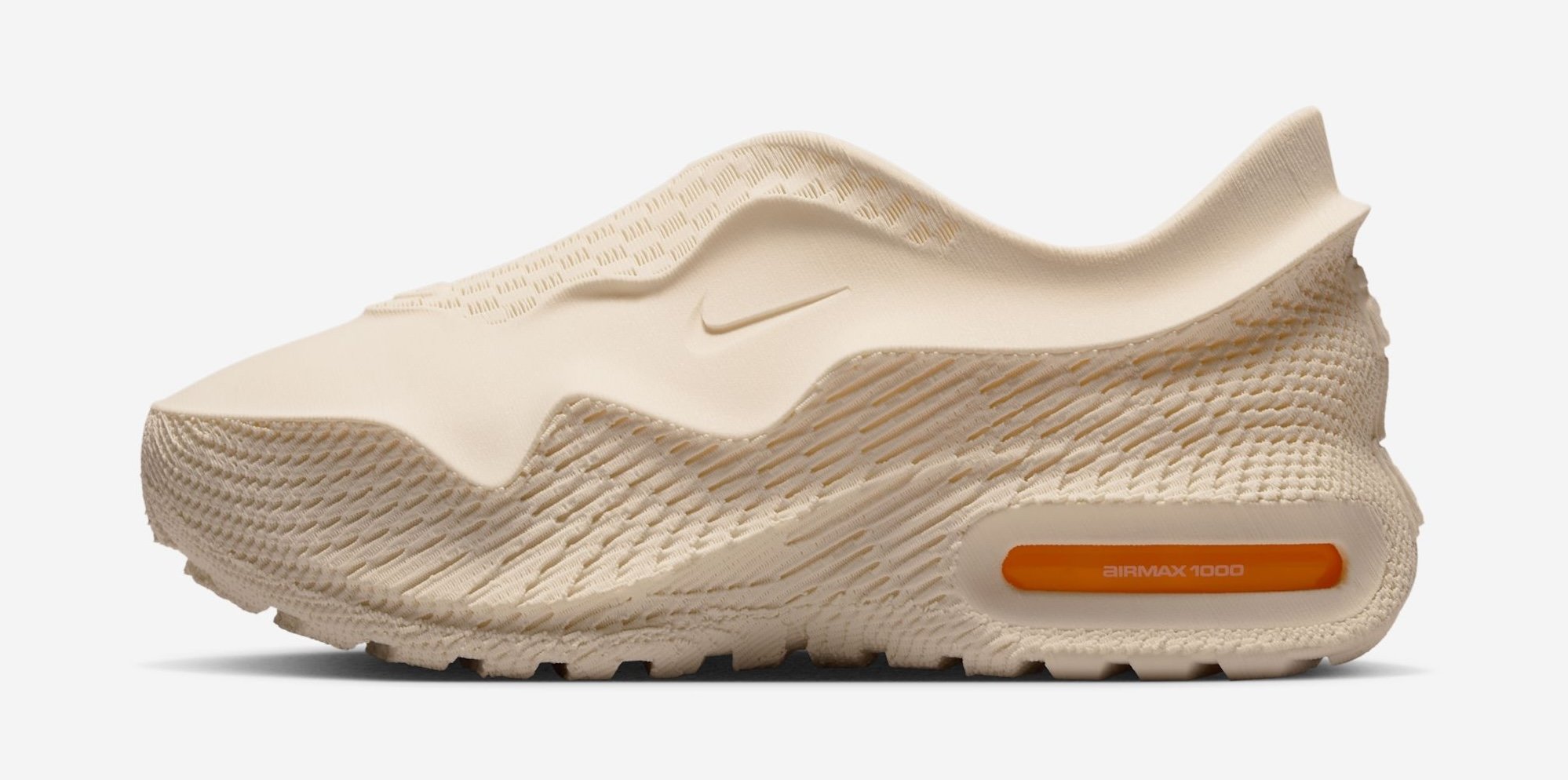 Nike Air Max 1000「Foamy Oat」&「Triple Black」3D 列印鞋款登場!發售情報完整公開!