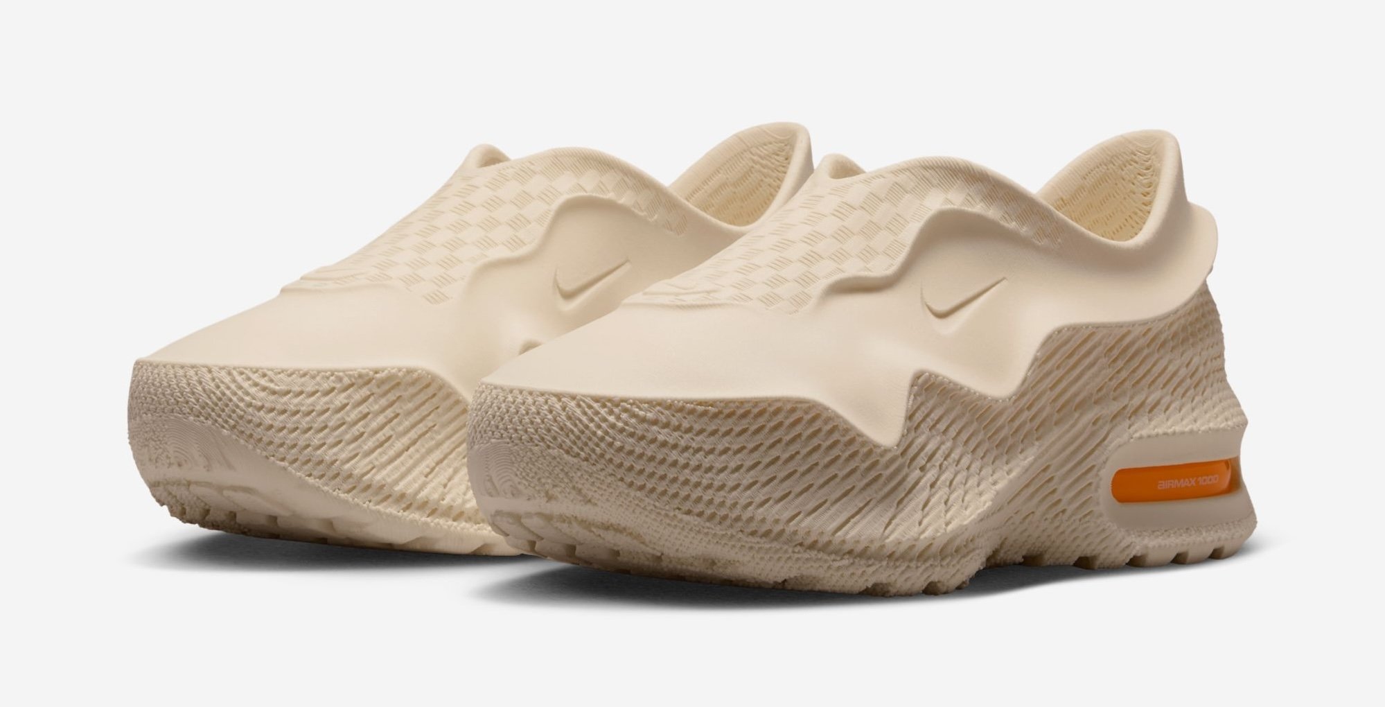 Nike Air Max 1000「Foamy Oat」＆「Triple Black」3D 列印鞋款登場！發售情報完整公開！