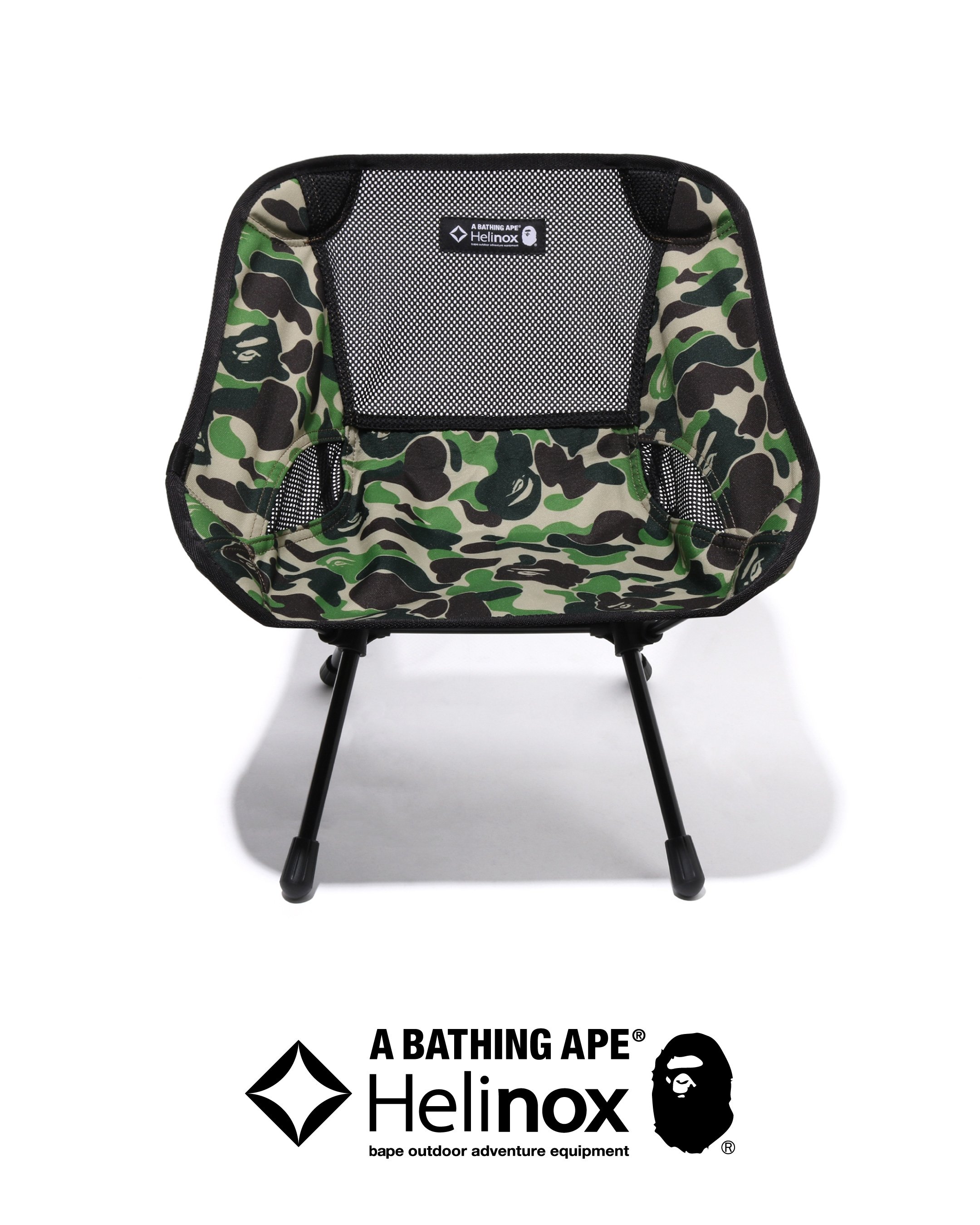 BAPE® x Helinox 聯名系列登場!迷彩露營椅、鯊魚帽 T ⋯完整單品一次看!
