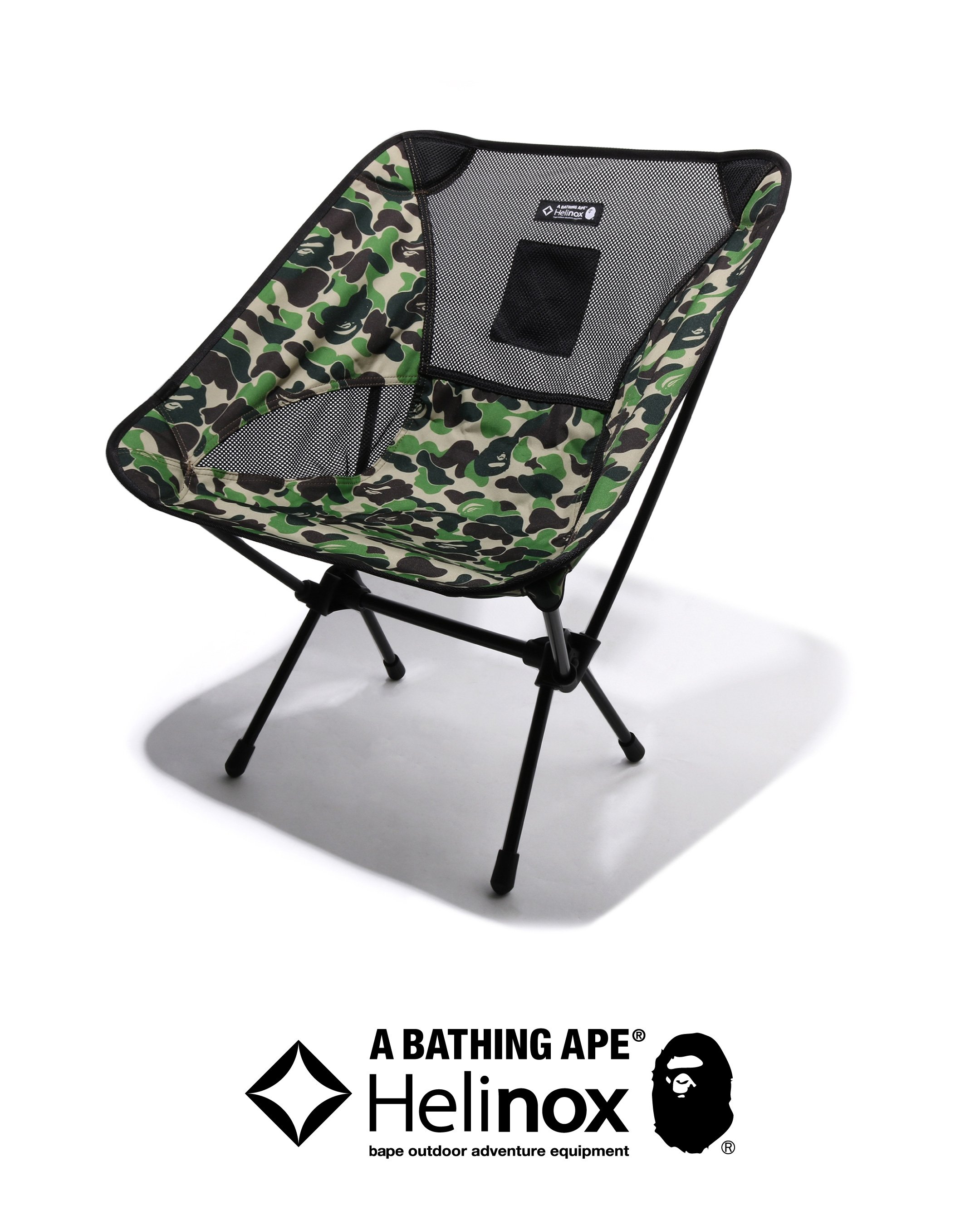 BAPE® x Helinox 聯名系列登場!迷彩露營椅、鯊魚帽 T ⋯完整單品一次看!