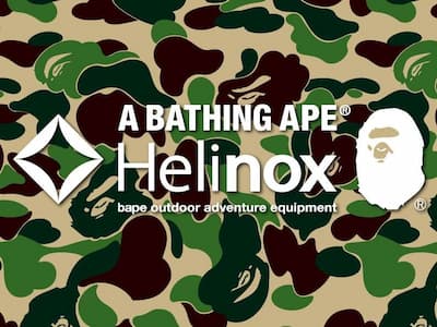 BAPE® x Helinox 聯名系列登場！迷彩露營椅、鯊魚帽 T ⋯完整單品一次看！