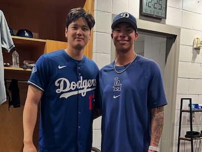 MLB／台灣旅美小將柯敬賢對決大谷翔平！興奮曬合照喊：「新成就解鎖」！