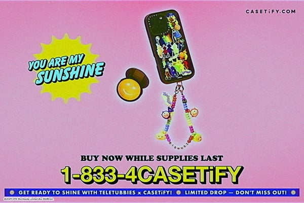 「天線寶寶,說~你~好~」!CASETiFY 全新推出天線寶寶聯名系列,玩味復古造型夢回童年最愛