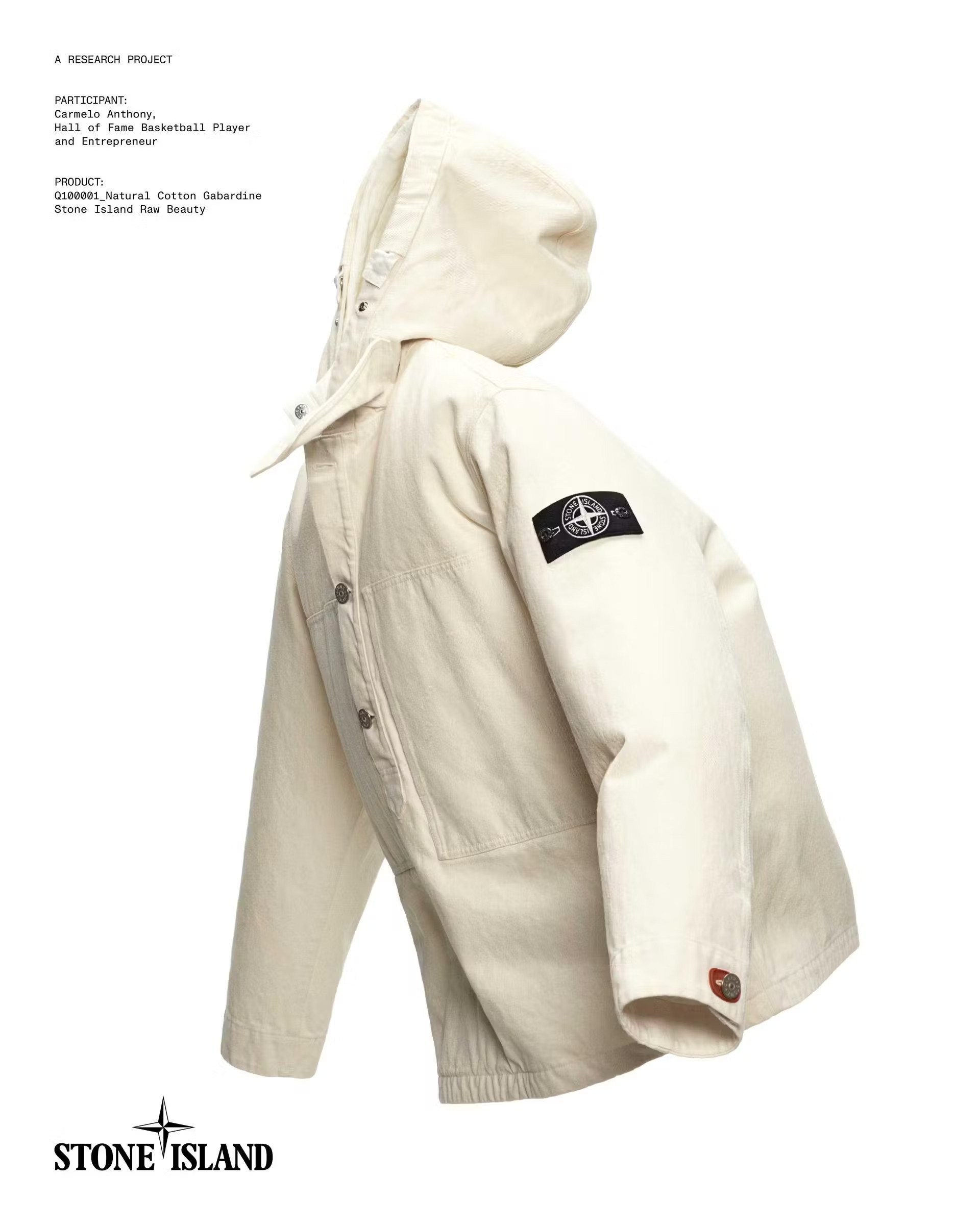 甜瓜 Carmelo Anthony 演繹 Stone Island《Raw Beauty》系列!全新服飾設計搶先曝光!