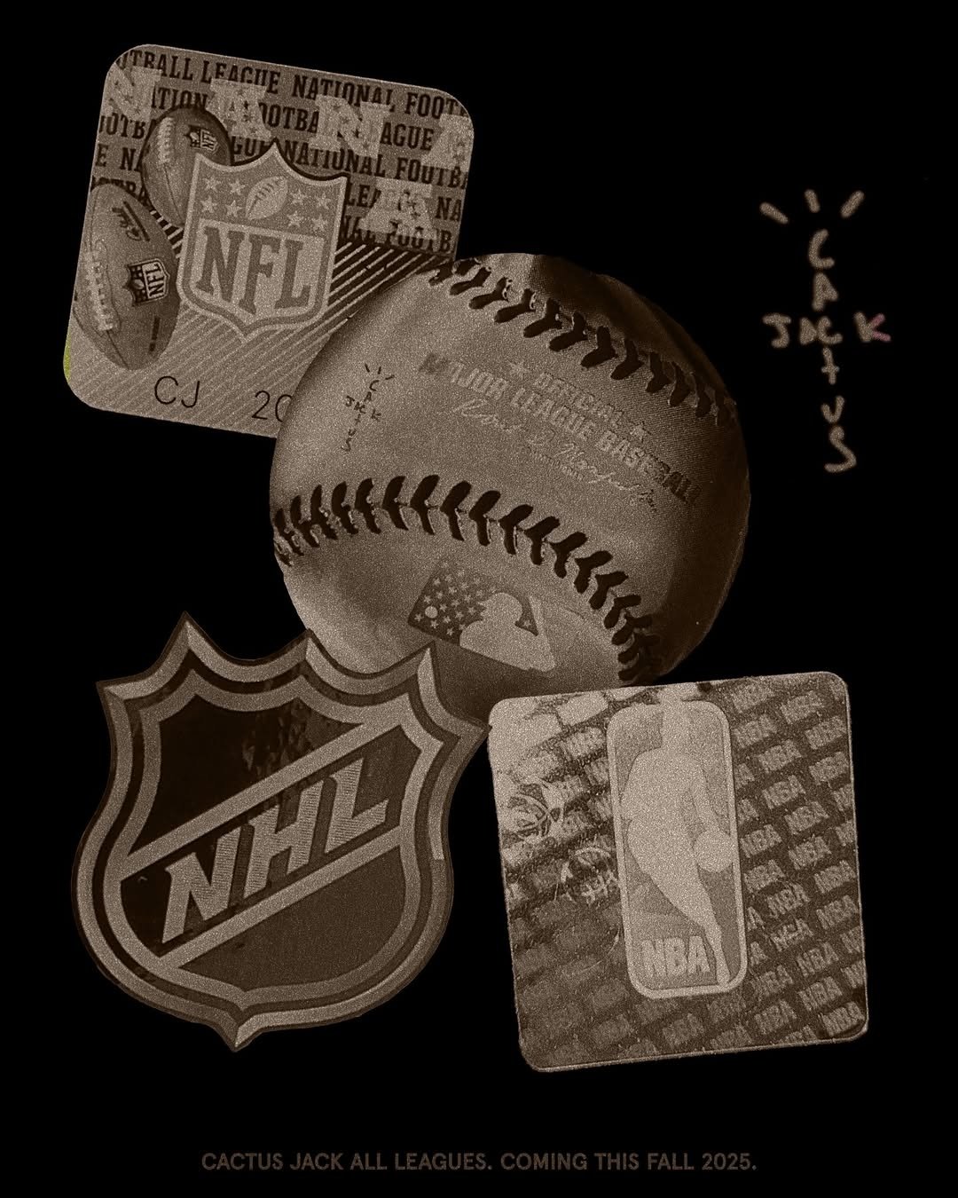 Cactus Jack x NBA、NFL、MLB、NHL 重磅聯名登場！完整單品＆發售時間一次看！