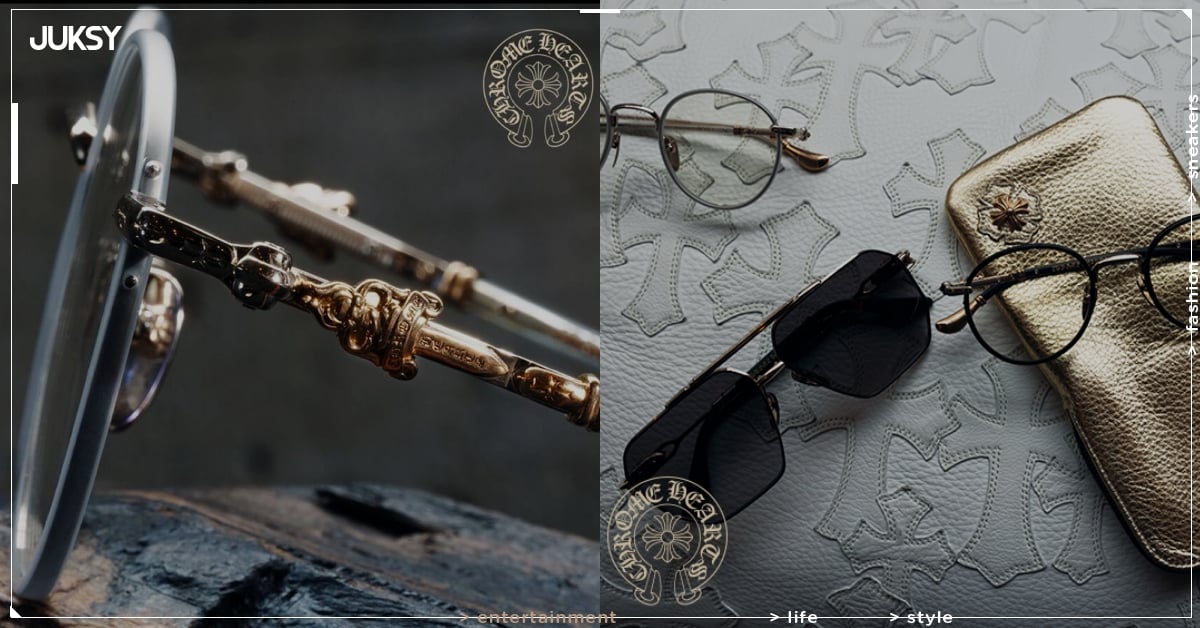 激レア chrome hearts fluid チタン リムレスメガネ フルイド Chrome 