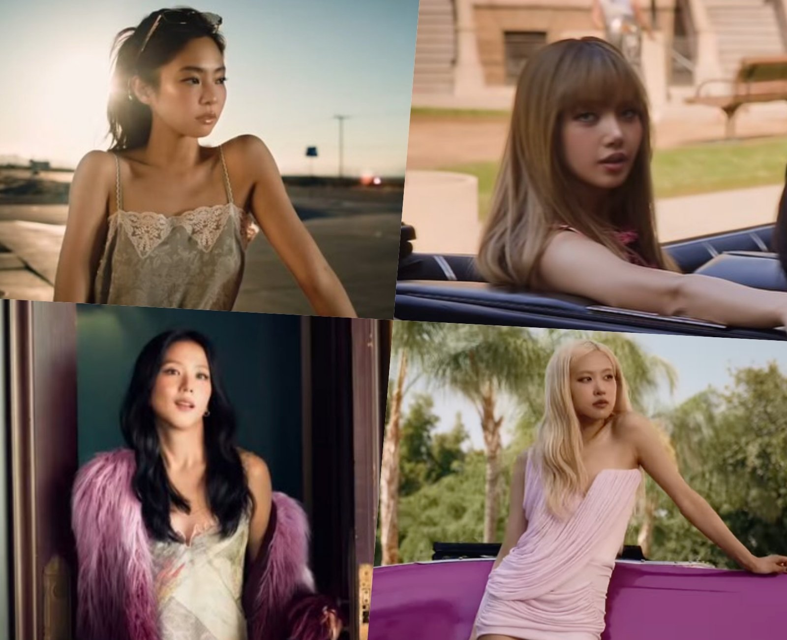 BLACKPINK 世巡《DEADLINE》預告片公開！4 成員開「粉色豪車」登場展現成熟新貌！