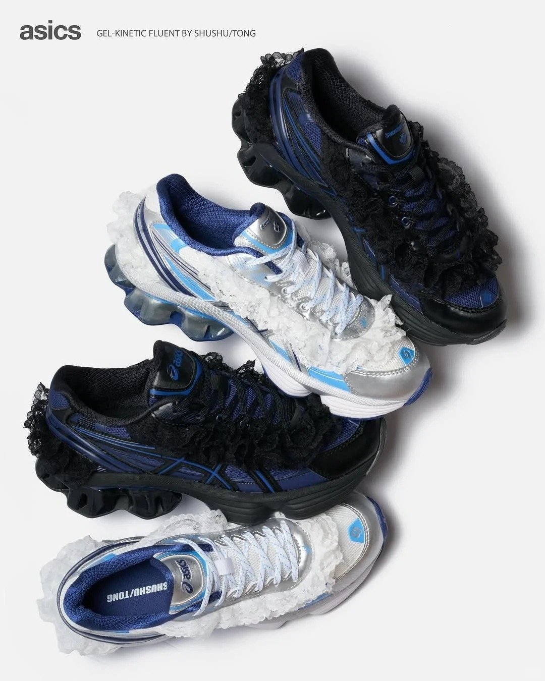 ASICS x SHUSHU TONG 聯名鞋款正式曝光!融合蕾絲與街頭美學的話題新作,發售資訊搶先一覽!