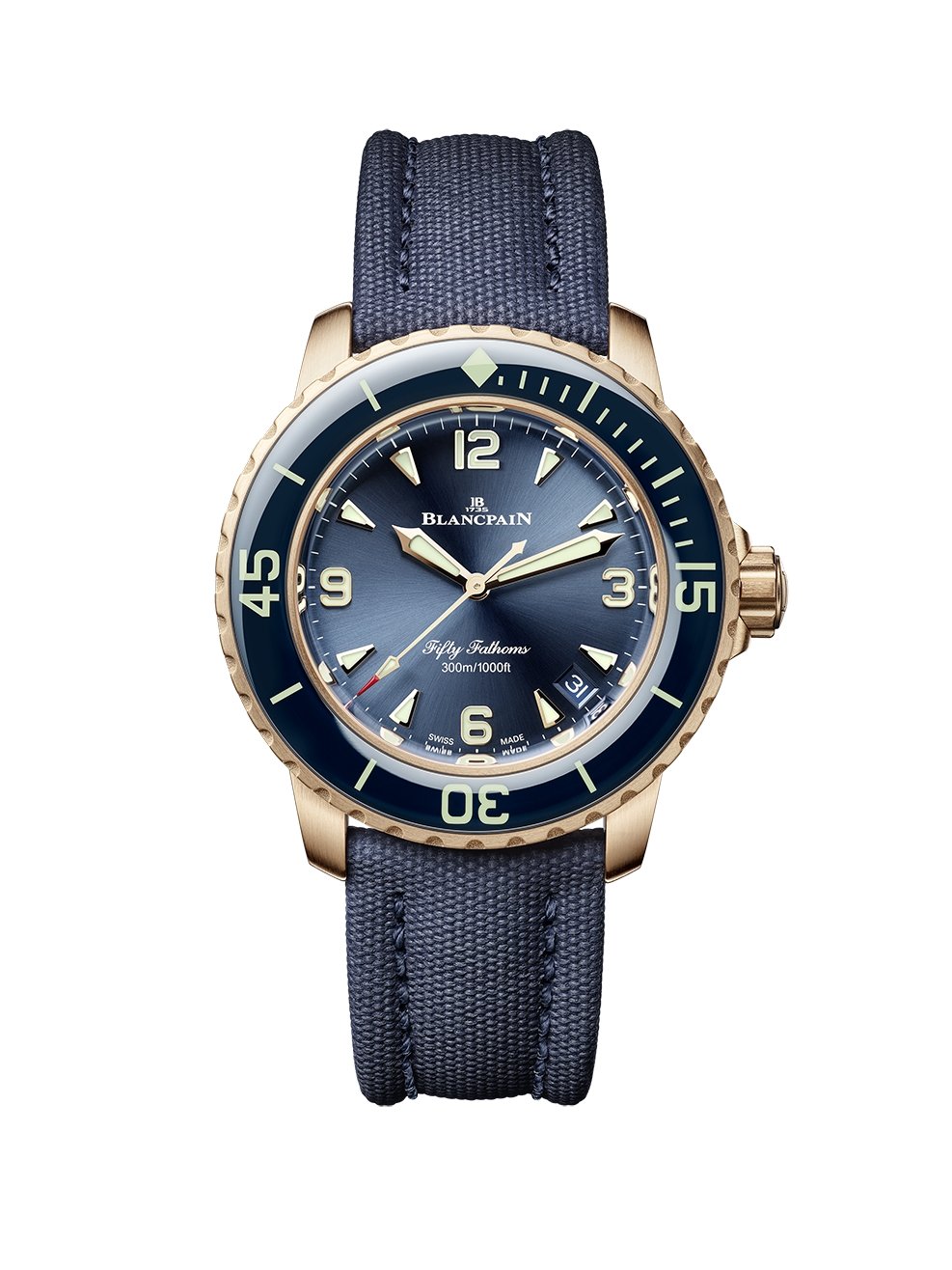 Blancpain 寶珀五十噚系列推出全新 38 毫米錶款!全新配色、中性經典設計一次看!