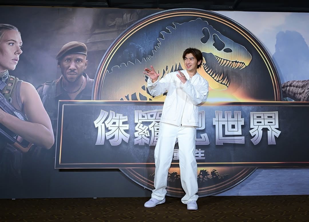林襄出席《侏羅紀世界：重生》首映！自爆社恐：「三年沒進電影院！」