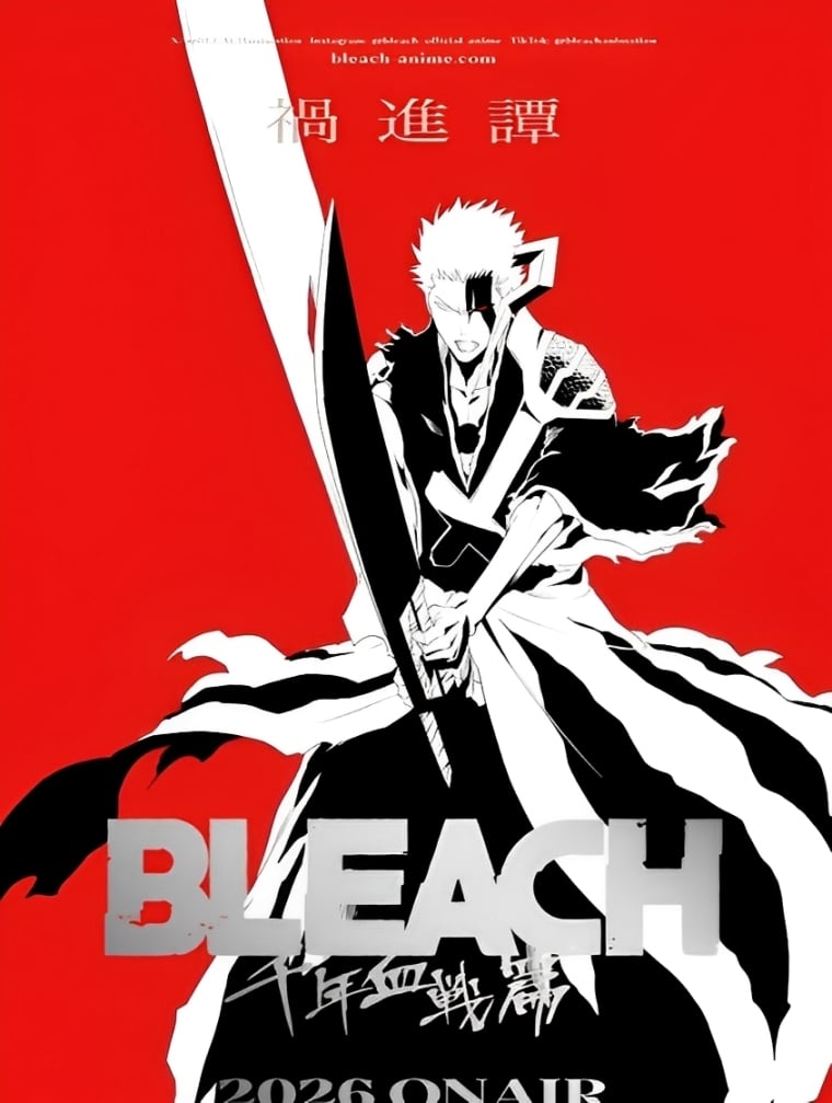 《BLEACH 死神 千年血戰篇ー禍進譚ー》2026 年確定開播!前導視覺圖搶先曝光!