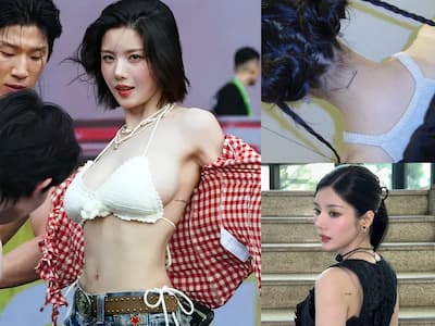 權恩妃身高 160、F 罩杯三圍身材刺青整理：側胸、後肩膀英文字、骨盆十字架⋯水彈女神都刺些什麼！