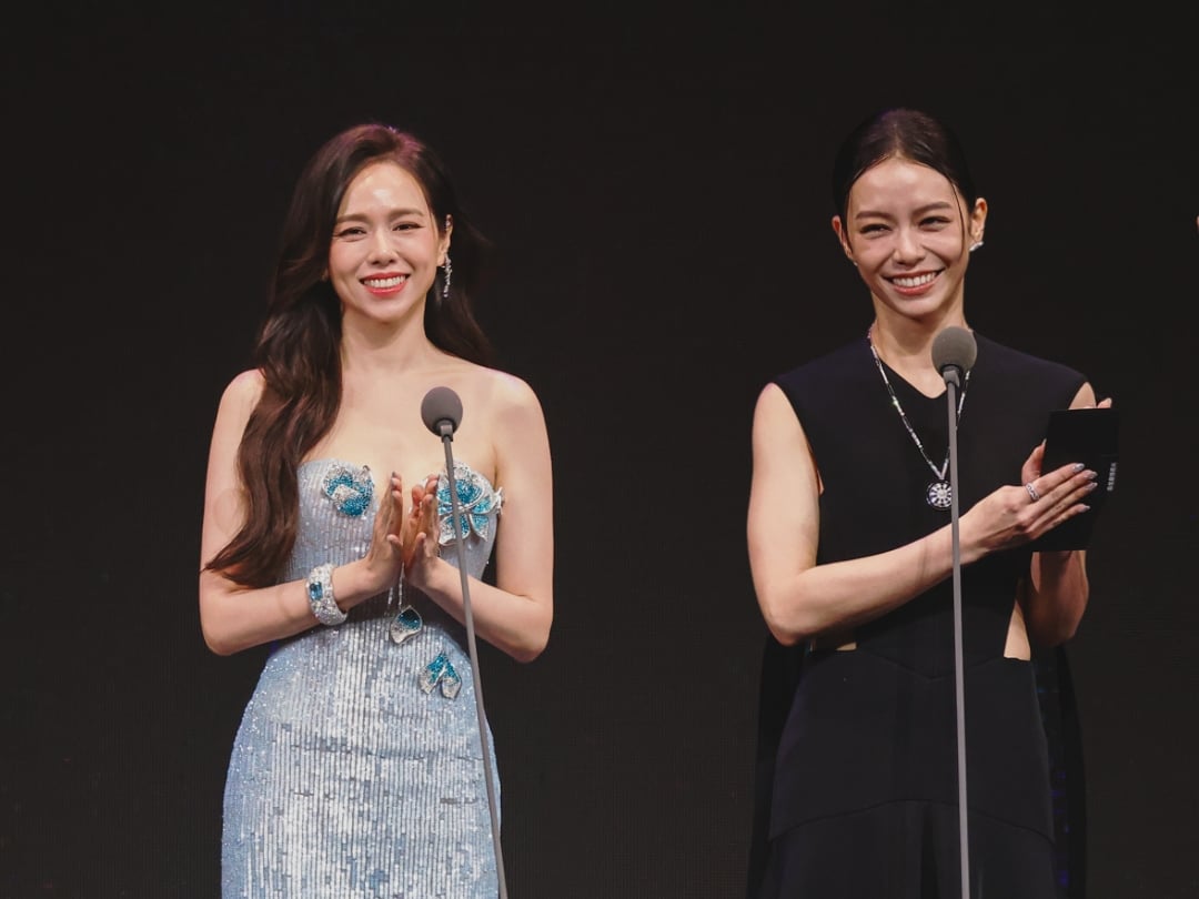 宋芸樺、夏于喬台北電影節紅毯同框！雙胞胎臉引熱議：「要不要確認族譜」