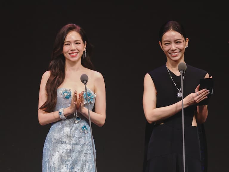 宋芸樺、夏于喬台北電影節紅毯同框！雙胞胎臉引熱議：「要不要確認族譜」