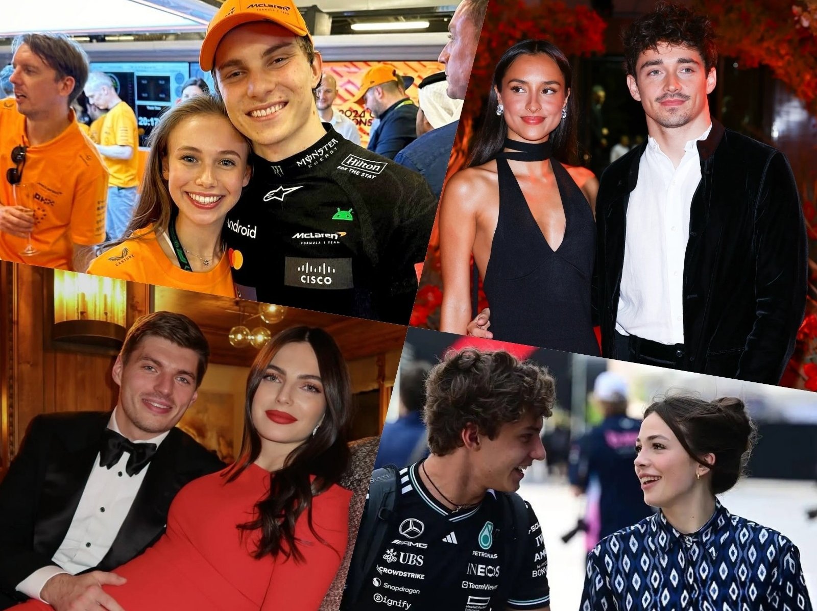 F1賽車手女友大公開！法拉利 Charles Leclerc、麥拉倫 Oscar Piastri⋯等 5 位男神另一半不輸女明星！